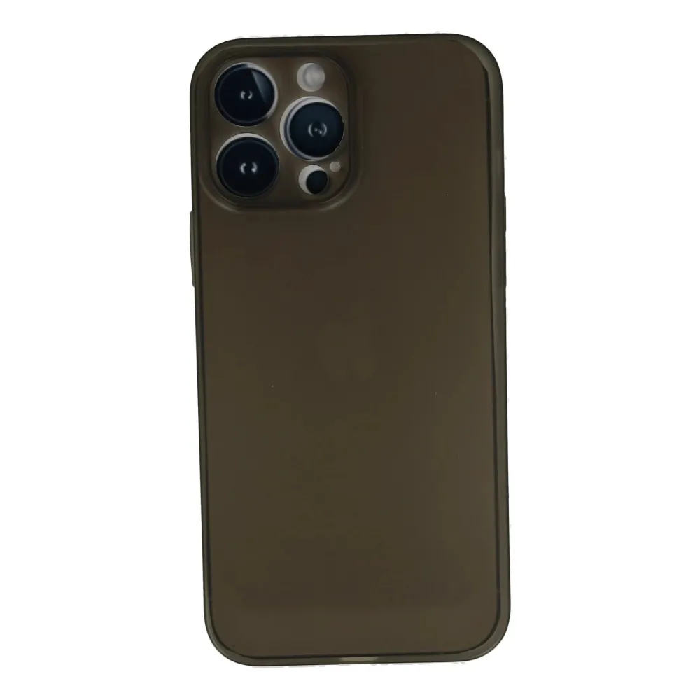 Newface iPhone 13 Pro Max Kılıf PP Ultra İnce Kapak - Gri