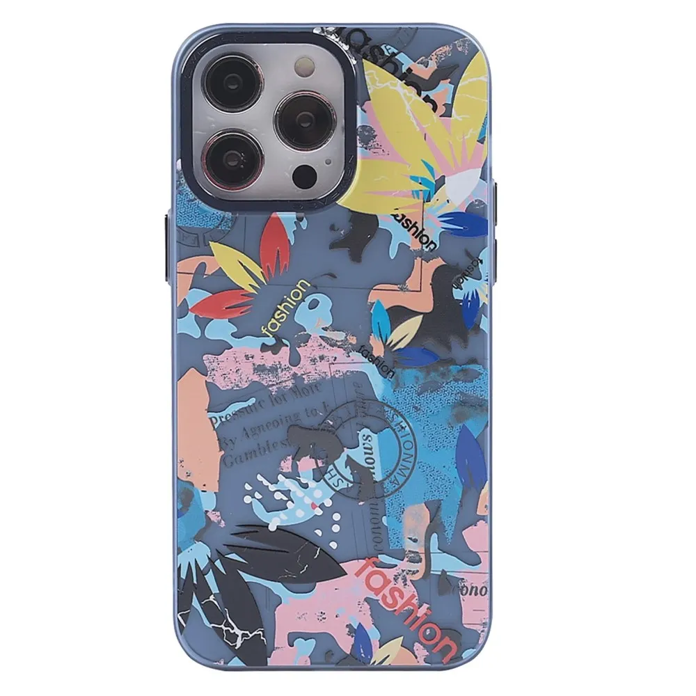 Newface Iphone 14 Pro Max Kılıf Prada Desenli Kapak - Prada Pembe - 1