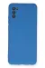 Newface Samsung Galaxy A03S Kılıf Nano Içi Kadife Silikon - Mavi