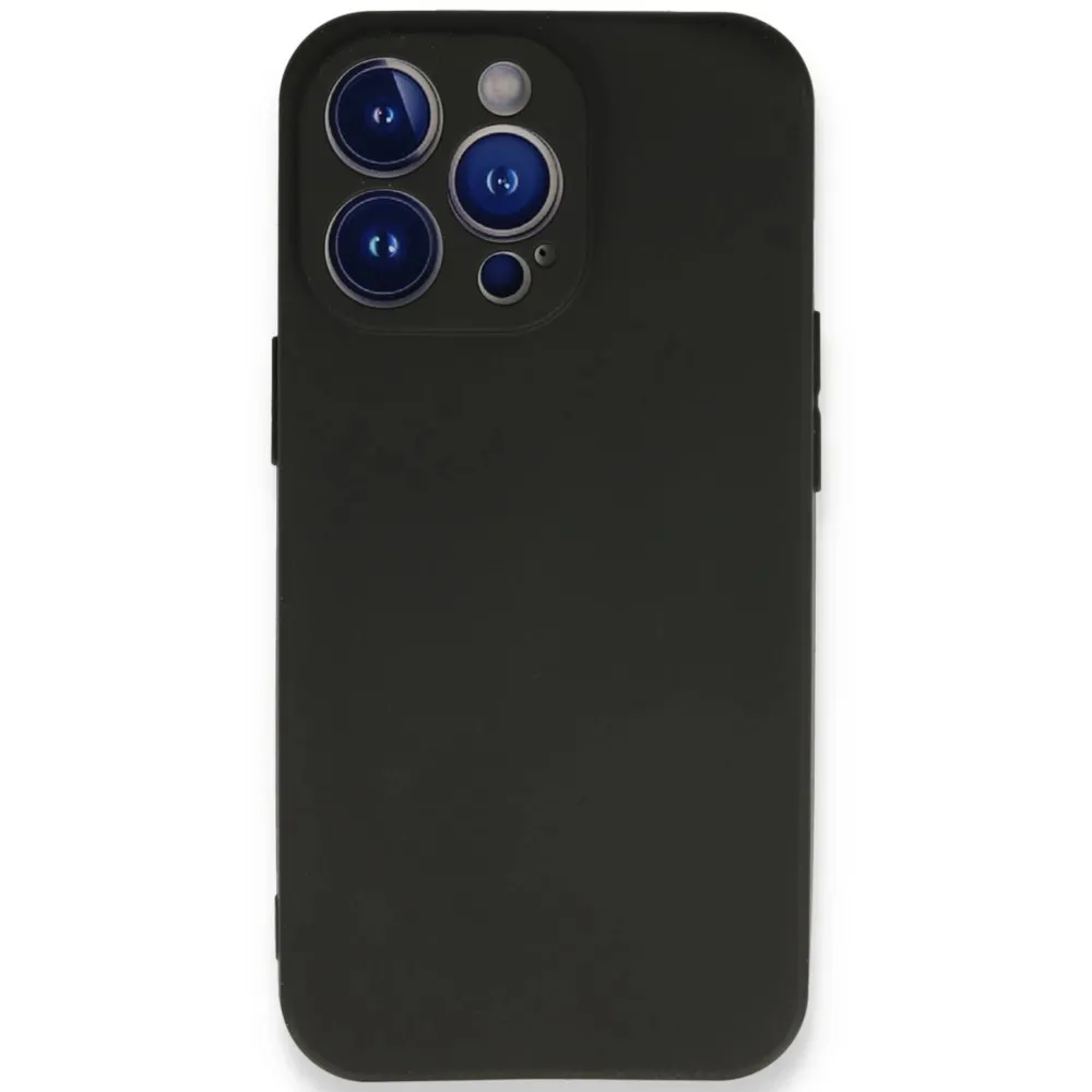 Newface Iphone 13 Pro Max Kılıf First Silikon - Siyah