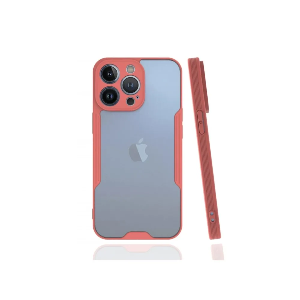 Newface Iphone 13 Pro Kılıf Platin Silikon - Pembe