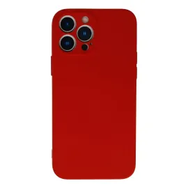 Newface Iphone 13 Pro Max Kılıf Nano Içi Kadife Silikon - Kırmızı