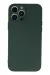Newface Iphone 13 Pro Max Kılıf Nano Içi Kadife Silikon - Koyu Yeşil