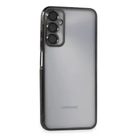 Newface Samsung Galaxy A05S Kılıf Razer Lensli Silikon - Siyah