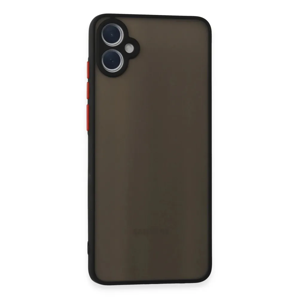 Newface Samsung Galaxy A05 Kılıf Montreal Silikon Kapak - Siyah