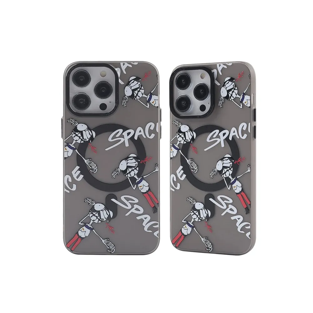 Newface Iphone 14 Pro Kılıf Apollo Magneticsafe Desenli Kapak - Apollo Siyah - 3