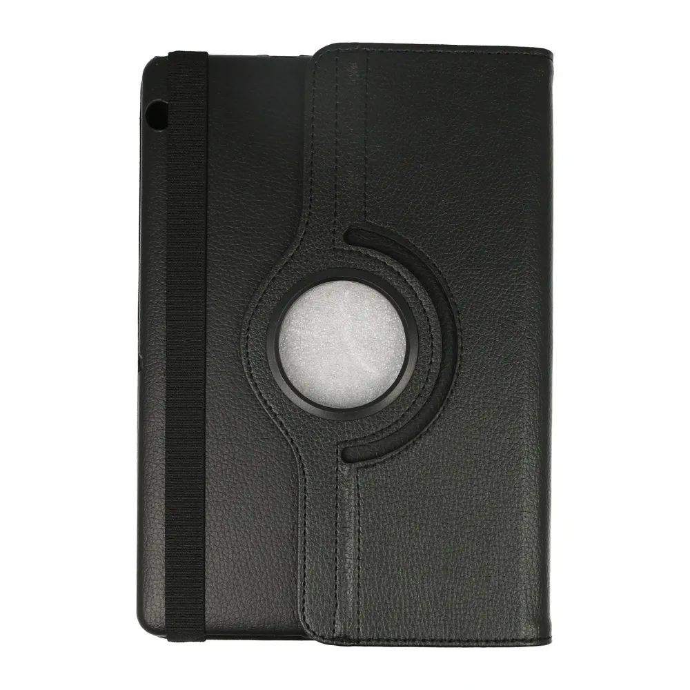 Newface Huawei MediaPad T3 10 / 9.6 Kılıf 360 Tablet Deri Kılıf - Siyah