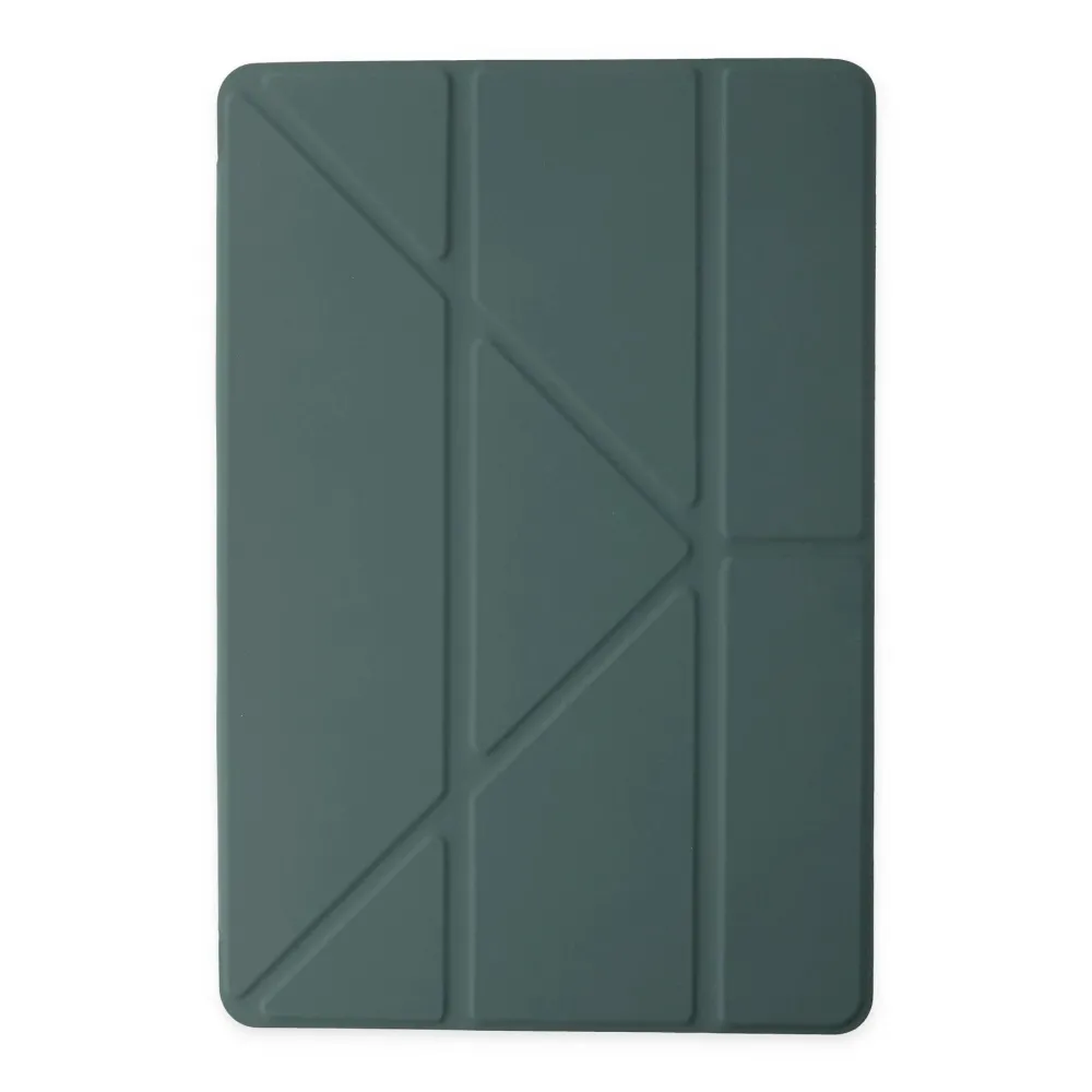 Newface Xiaomi Redmi Pad SE Kılıf Kalemlikli Mars Tablet Kılıfı - Koyu Yeşil