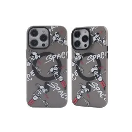 Newface iPhone 14 Pro Max Kılıf Apollo Magneticsafe Desenli Kapak - Apollo Siyah - 3