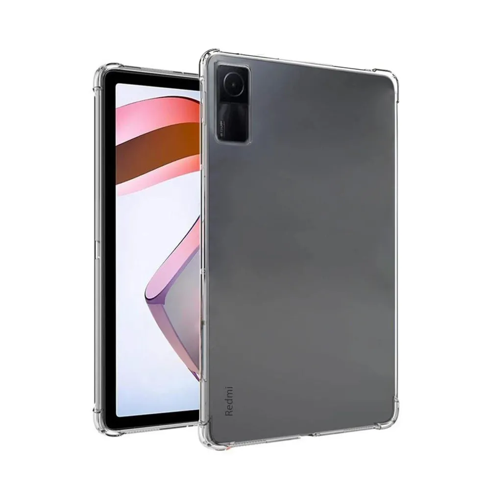 Newface Xiaomi Redmi Pad SE Kılıf Anti Şeffaf Tablet Silikon - Şeffaf