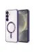 Newface Samsung Galaxy S24 Kılıf Kross Magneticsafe Kapak - Mor