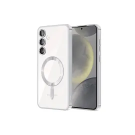 Newface Samsung Galaxy S24 Kılıf Kross Magneticsafe Kapak - Titan Gri