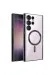 Newface Samsung Galaxy S24 Ultra Kılıf Kross Magneticsafe Kapak - Siyah