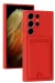 Newface Samsung Galaxy S24 Ultra Kılıf Kelvin Kartvizitli Silikon - Kırmızı