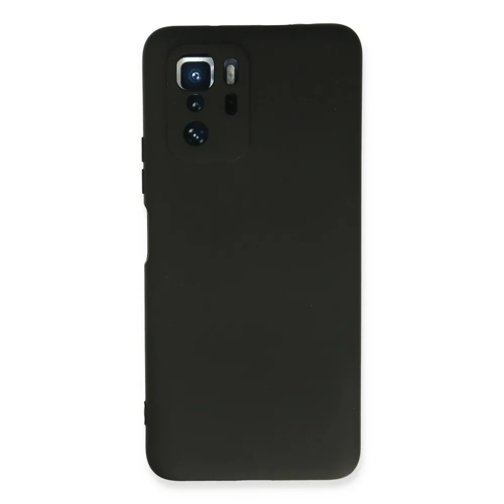 Newface Xiaomi Poco X3 Gt Kılıf Nano Içi Kadife Silikon - Siyah