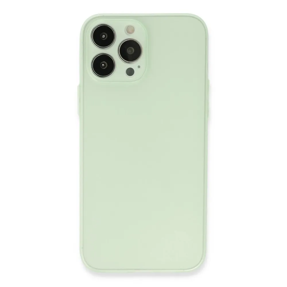 Newface Iphone 13 Pro Max Kılıf Puma Silikon - Açık Yeşil