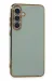 Newface Samsung Galaxy S24 Kılıf Volet Silikon - Açık Yeşil