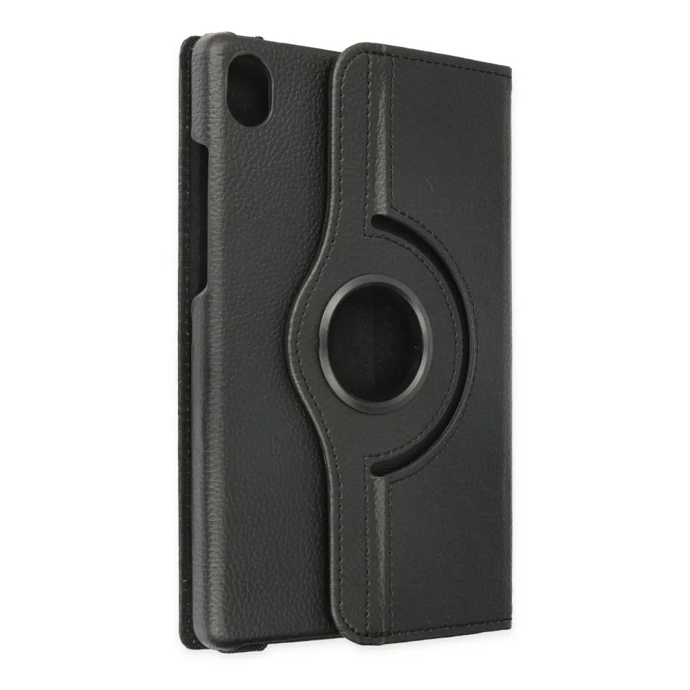 Newface Samsung Galaxy X510 Tab S9 FE 11 Kılıf 360 Tablet Deri Kılıf - Siyah