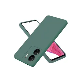 Newface Xiaomi Redmi 13C Kılıf First Silikon - Koyu Yeşil