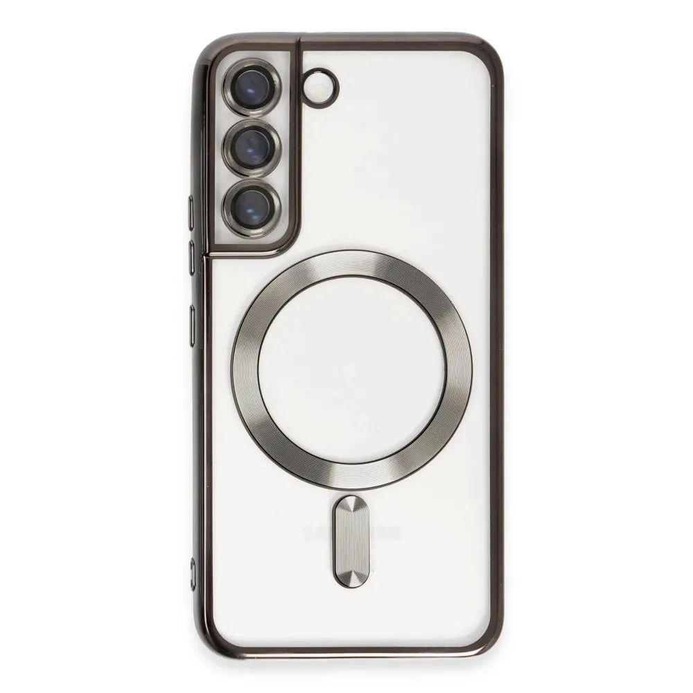 Newface Samsung Galaxy S22 Kılıf Kross Magneticsafe Kapak - Siyah