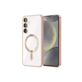 Newface Samsung Galaxy S23 Kılıf Kross Magneticsafe Kapak - Rose