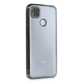 Newface Xiaomi Redmi 9C Kılıf Razer Lensli Silikon - Siyah