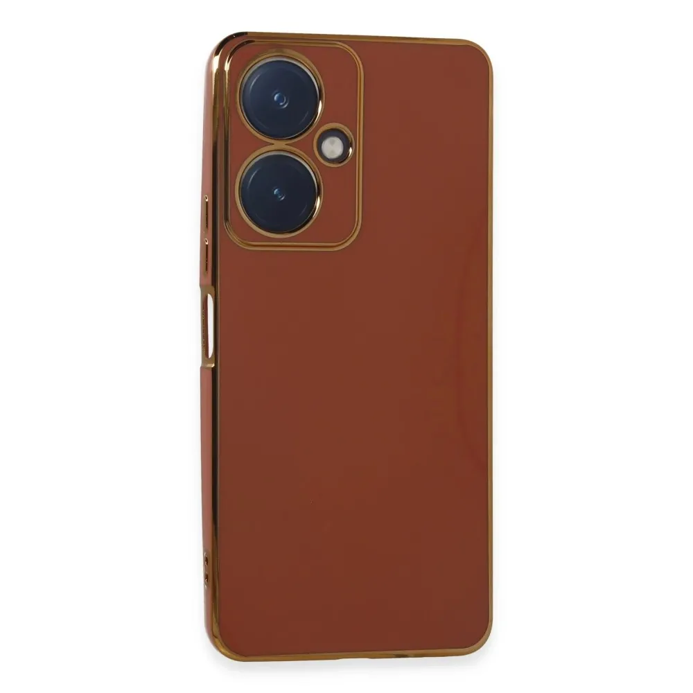 Newface Vivo Y27 Kılıf Volet Silikon - Kırmızı