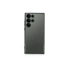 Newface Samsung Galaxy S24 Ultra Kılıf Razer Lensli Silikon - Yeşil