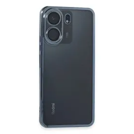 Newface Xiaomi Redmi 13C Kılıf Razer Lensli Silikon - Lacivert