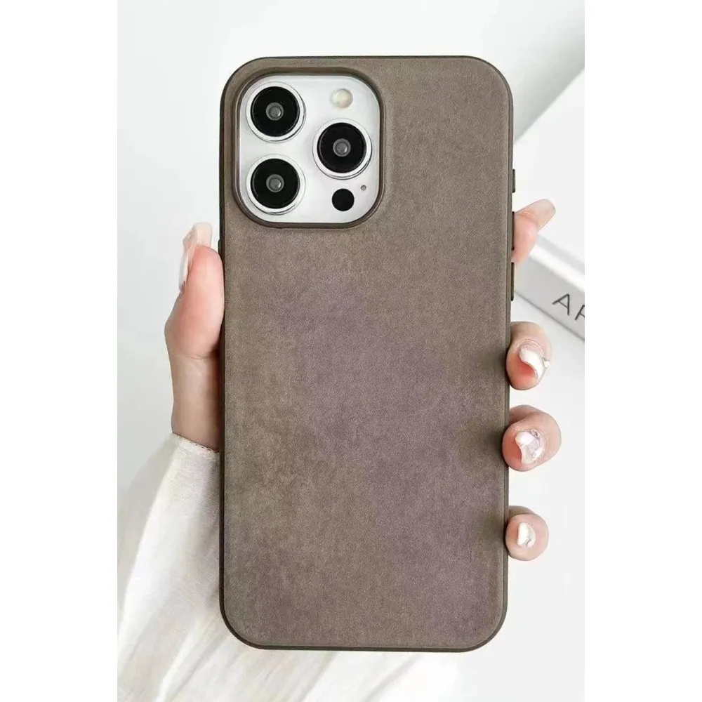 Newface Iphone 15 Pro Max Kılıf Karen Magsafe Kapak - Kahverengi