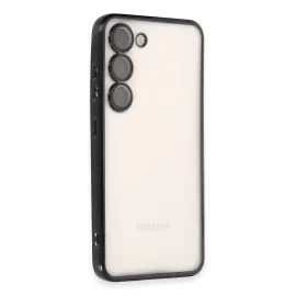 Newface Samsung Galaxy S23 Plus Kılıf Razer Lensli Silikon - Siyah