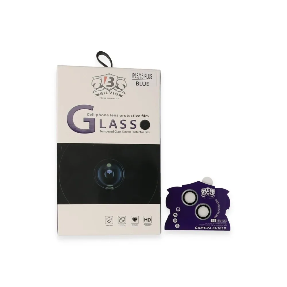 Newface iPhone 15 Bilvis Titan Kamera Lens - Sierra Blue