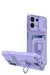 Newface Xiaomi Redmi Note 13 4G Kılıf Zuma Kartvizitli Yüzüklü Silikon - Lila