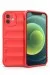 Newface Iphone 12 Kılıf Optimum Silikon - Kırmızı