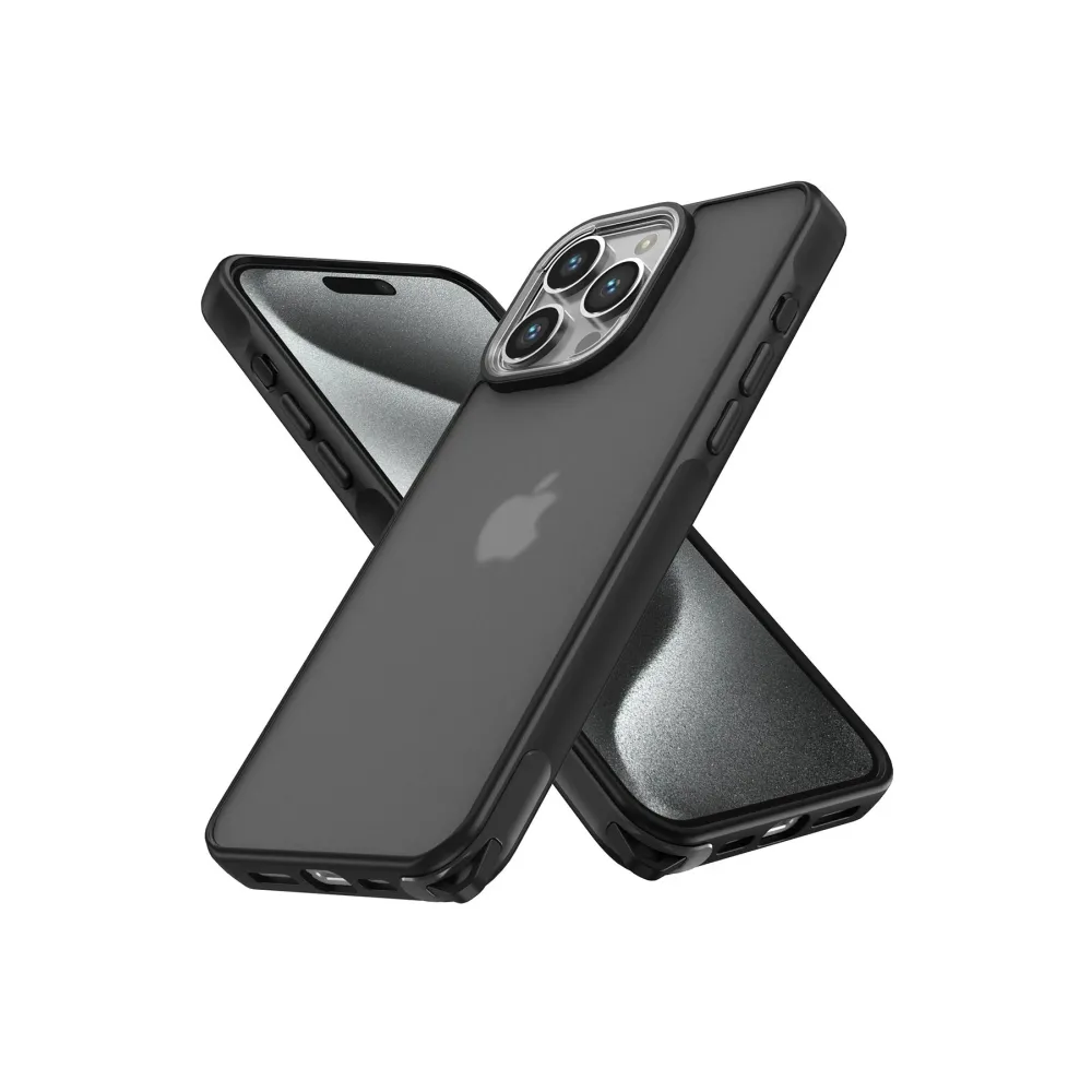 Newface Iphone 13 Pro Max Kılıf Elegant Kapak - Siyah