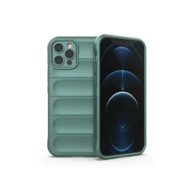 Newface Iphone 12 Pro Kılıf Optimum Silikon - Koyu Yeşil