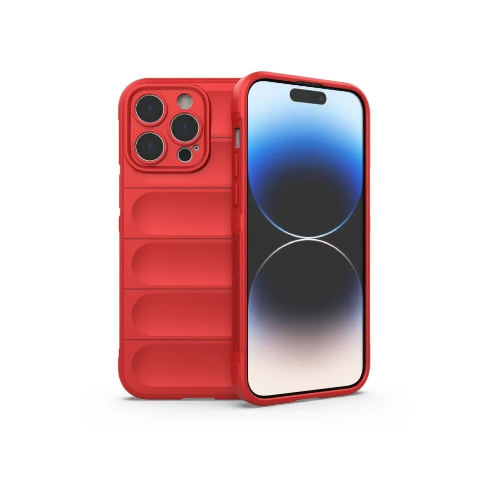 Newface Iphone 13 Pro Max Kılıf Optimum Silikon - Kırmızı