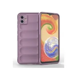 Newface Samsung Galaxy A04 Kılıf Optimum Silikon - Mor