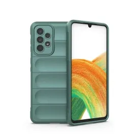Newface Samsung Galaxy A33 5G Kılıf Optimum Silikon - Koyu Yeşil
