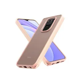 Newface Xiaomi Redmi Note 9 Kılıf Elegant Kapak - Pudra