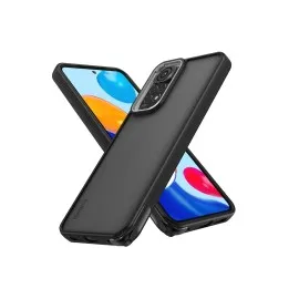 Newface Xiaomi Redmi Note 11 Kılıf Elegant Kapak - Siyah