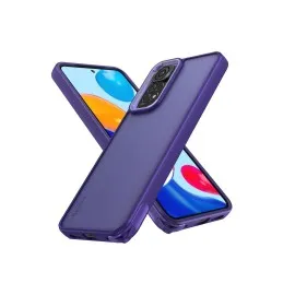 Newface Xiaomi Redmi Note 11 Kılıf Elegant Kapak - Derin Mor