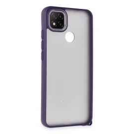 Newface Xiaomi Redmi 9C Kılıf Elegant Kapak - Derin Mor