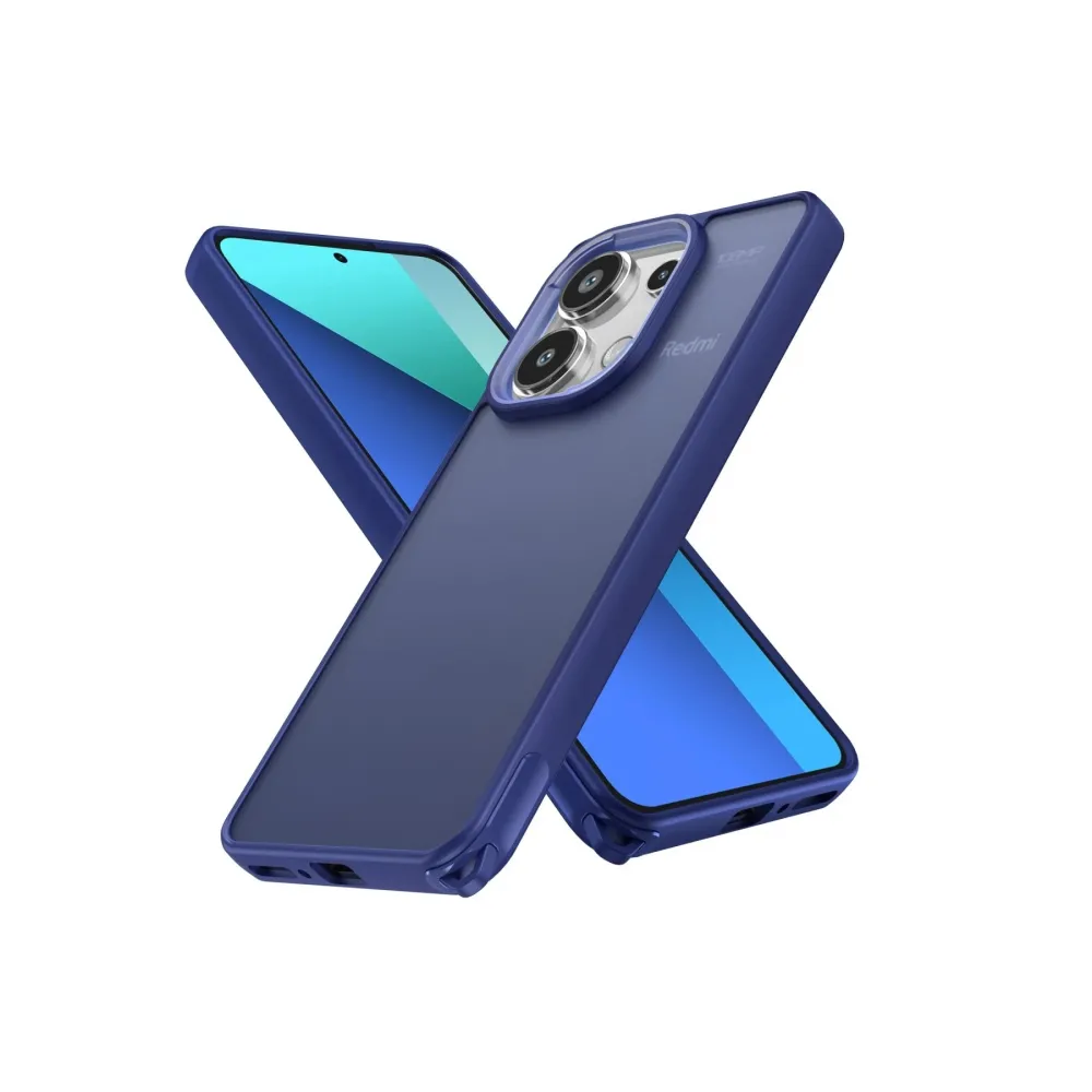 Newface Xiaomi Redmi Note 13 Pro 4G Kılıf Elegant Kapak - Lacivert