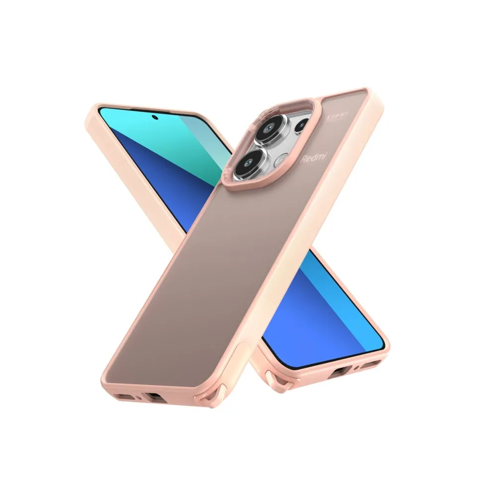 Newface Xiaomi Redmi Note 13 Pro 4G Kılıf Elegant Kapak - Pudra