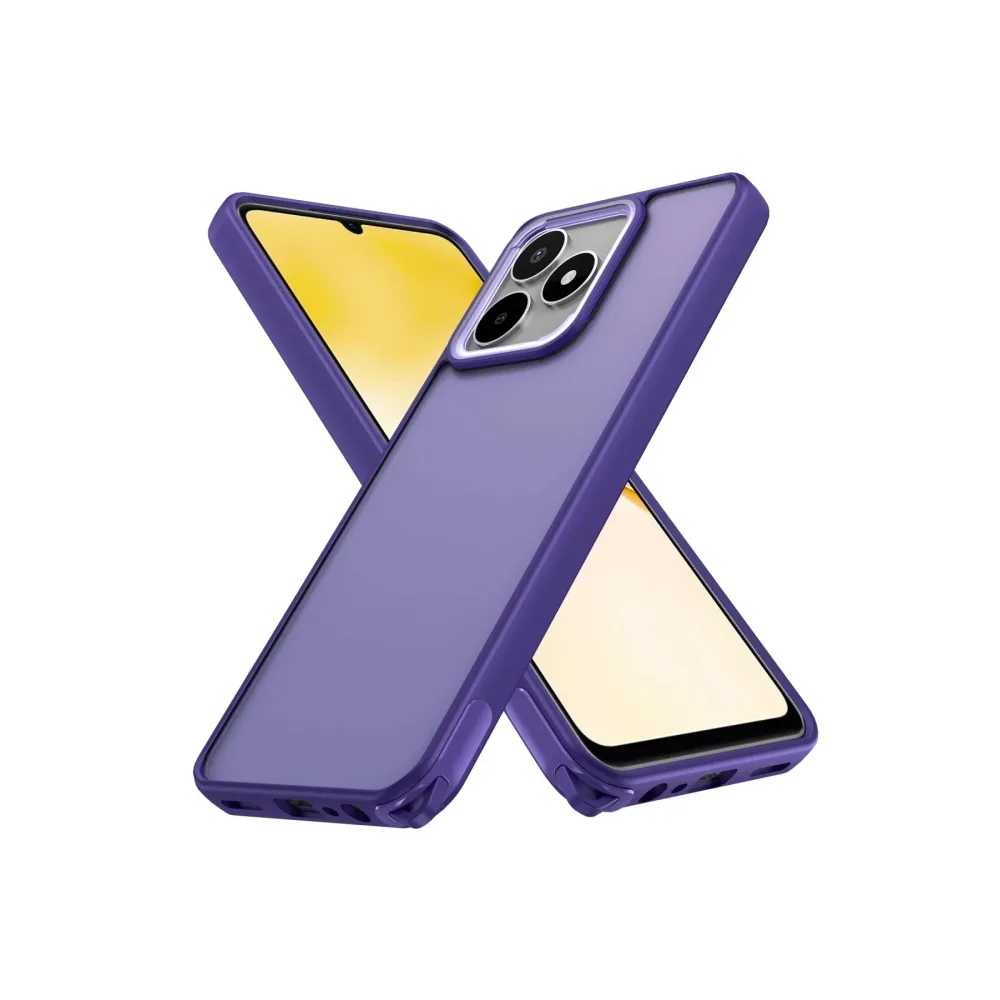 Newface Realme C53 Kılıf Elegant Kapak - Derin Mor