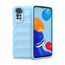 Newface Xiaomi Redmi Note 11 Kılıf Optimum Silikon - Sky Blue