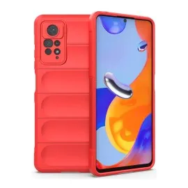 Newface Xiaomi Redmi Note 11 Pro Kılıf Optimum Silikon - Kırmızı