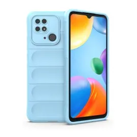 Newface Xiaomi Redmi 10C Kılıf Optimum Silikon - Sky Blue