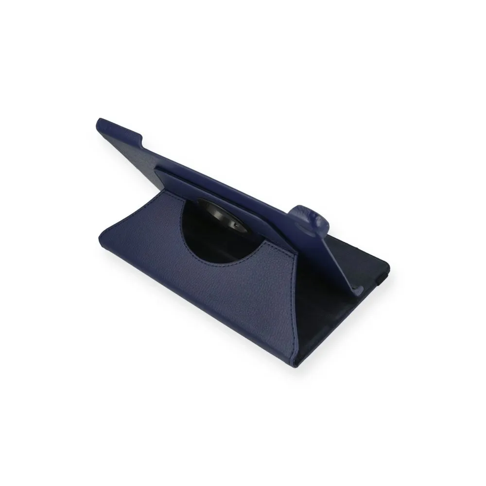 Newface Lenovo Tab M10 Tb328Fu Kılıf 360 Tablet Deri Kılıf - Lacivert